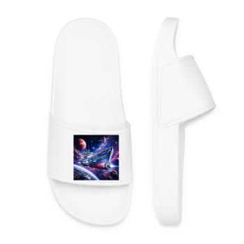 Stardreamer-7 Space Vessel - Women’s Pool Sliders - white - Front