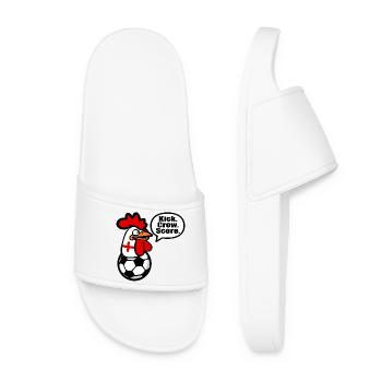 Kick Crow Score England - Women’s Pool Sliders - white - Front