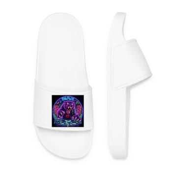 Cyber Fan BlaPa76 - Women’s Pool Sliders - white - Front