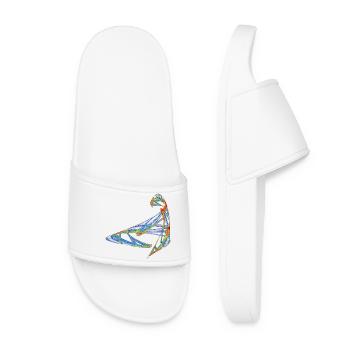 The Handwriting of Chaos - Women’s Pool Sliders - white - Front