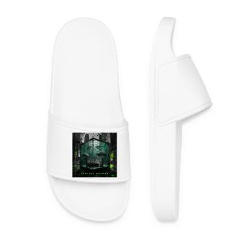 Safe Environment - Corporate Shark Tank Satire - Women’s Pool Sliders - white - Front