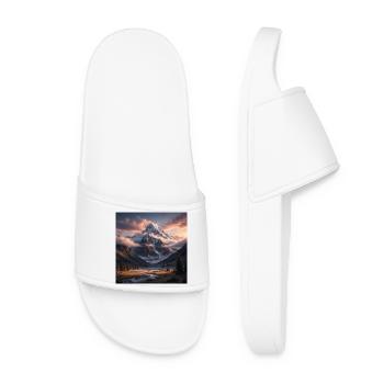 Mountains - Women’s Pool Sliders - white - Front