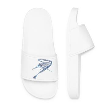 The Secret Railway – Chaos Theory - Women’s Pool Sliders - white - Front