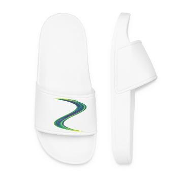 Dérive lumineuse – Attracteur étrange - Claquettes Femme - blanc - Devant