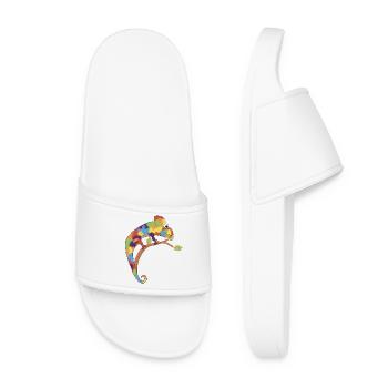 Caméléon neurodivergent - Claquettes Femme - blanc - Devant