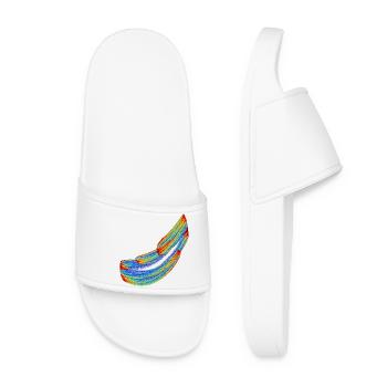 Traces de soie du chaos – Théorie du Chaos - Claquettes Femme - blanc - Devant