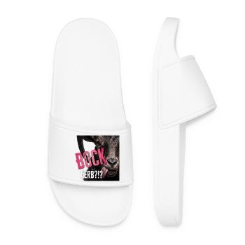 Motif de trottoir Bock - Claquettes Femme - blanc - Devant