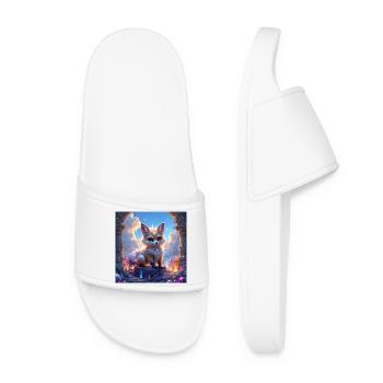 Le renard fantastique parmi les perles - Claquettes Femme - blanc - Devant