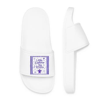 Petit explorateur Grands Rêves Continue d’explorer - Claquettes Femme - blanc - Devant