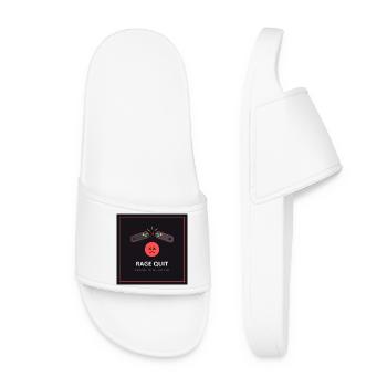 Rage Quit – Gamer Humoristique - Claquettes Femme - blanc - Devant