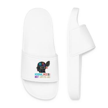 Normal Mode Not Installed – Geek Robot IT - Women’s Pool Sliders - white - Front