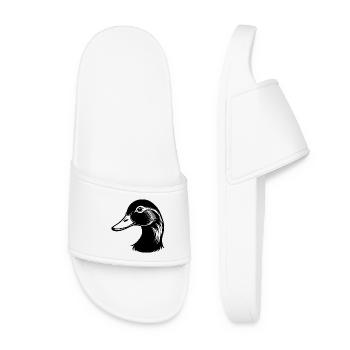 Duck head - Women’s Pool Sliders - white - Front