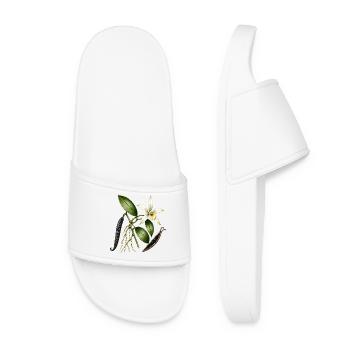Botanical Vanilla Orchid - Women’s Pool Sliders - white - Front