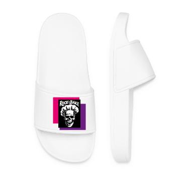 Rock and Bake Skull Chef - Women’s Pool Sliders - white - Front