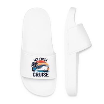 My First Cruise - Women’s Pool Sliders - white - Front
