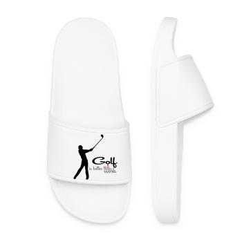 golf - Claquettes Femme - blanc - Devant