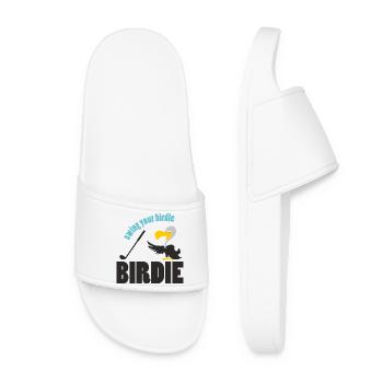 golfing - Women’s Pool Sliders - white - Front