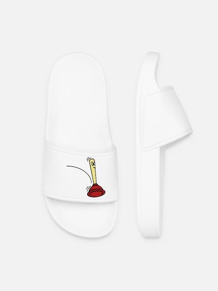 Jumping Pömpel - Women’s Pool Sliders - white
