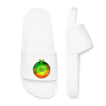 queen bee - Queen Bee & Crown - Women’s Pool Sliders - white - Front
