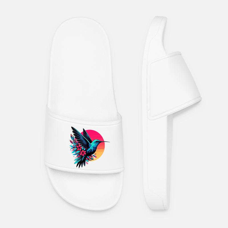 Kolibri - Frauen Badelatschen - Weiß