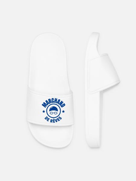 natation, nager, nageur - Claquettes Femme - blanc