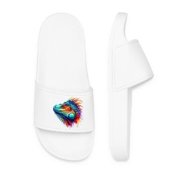 Iguana - Women’s Pool Sliders - white - Front