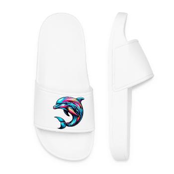 Dolphin - Women’s Pool Sliders - white - Front