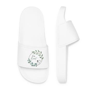 Hen Party Bridal Ivy Circle Vintage - Women’s Pool Sliders - white - Front