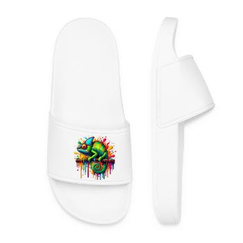 Caméléon - Claquettes Femme - blanc - Devant
