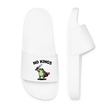 Portland Resistance Frog - T-Shirt de protestation États-Unis - Claquettes Femme - blanc - Devant