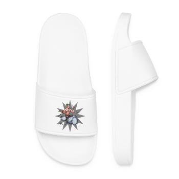 DRUMMER #3 - sound & vision - Women’s Pool Sliders - white - Front