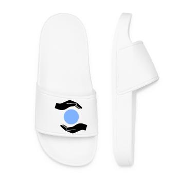 Hands Protection Ball World - Women’s Pool Sliders - white - Front