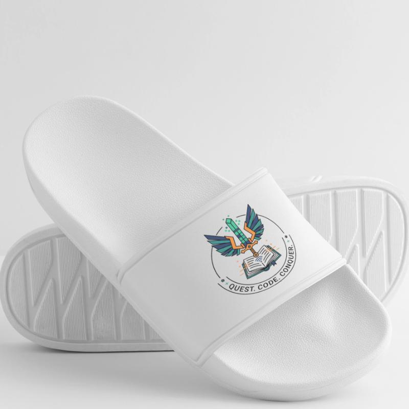 Quest. Code. Conquérir l’emblème Claquettes Femme