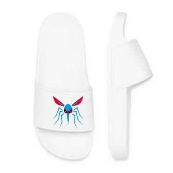 Mosquito, Mosquito, Insect, Evil - Women’s Pool Sliders - white - Front