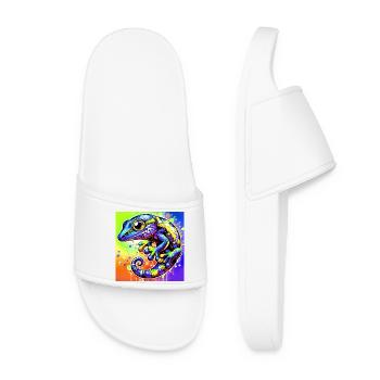 Gecko - Women’s Pool Sliders - white - Front