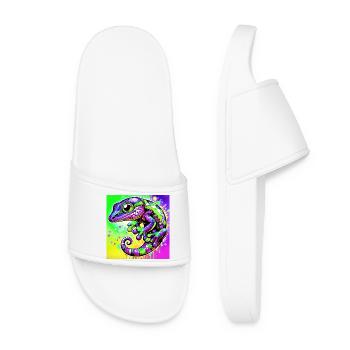 Gecko - Women’s Pool Sliders - white - Front