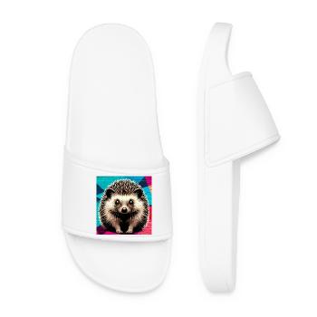 hedgehog - Women’s Pool Sliders - white - Front