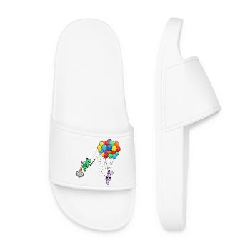 Balloons_-_Jetpac_4 - Women’s Pool Sliders - white - Front