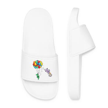 Balloons_-_Jetpac_1 - Claquettes Femme - blanc - Devant