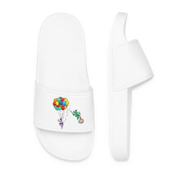Balloons_-_Jetpac_2 - Women’s Pool Sliders - white - Front
