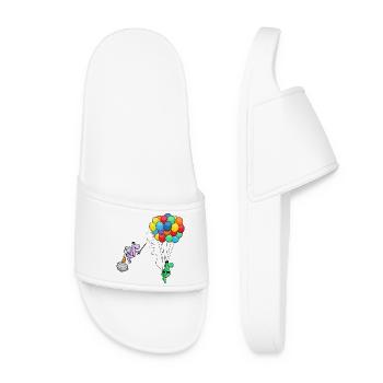 Balloons_-_Jetpac_3 - Claquettes Femme - blanc - Devant