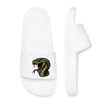 Caricature de Cobra Head - Claquettes Femme - blanc - Devant