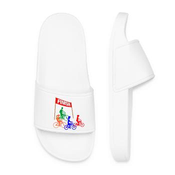 Family Cycling Finish - Women’s Pool Sliders - white - Front