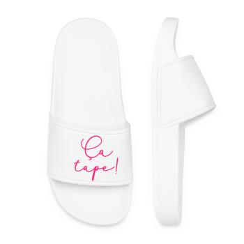 It's Hitting - What Heat - Women’s Pool Sliders - white - Front