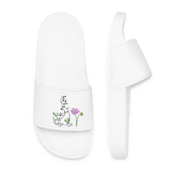 Duck in the meadow - Women’s Pool Sliders - white - Front