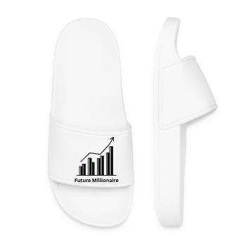 Future Millionaire – Mindset Business Design - Women’s Pool Sliders - white - Front