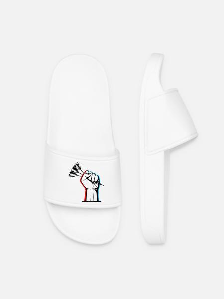 DartArt - Women’s Pool Sliders - white