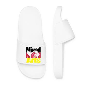 Mixed martial arts - Claquettes Femme - blanc - Devant