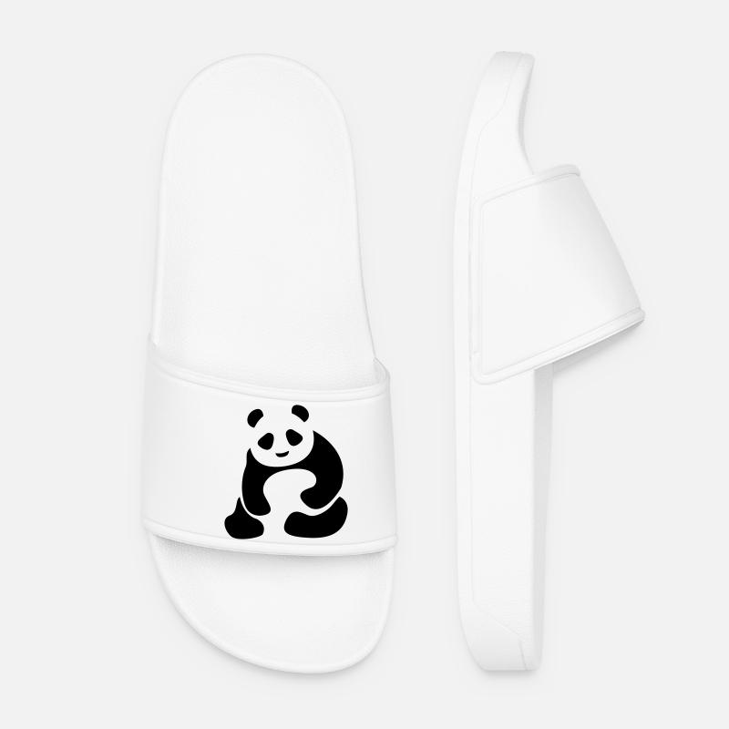 Panda Bär Panda Baby - Frauen Badelatschen - Weiß