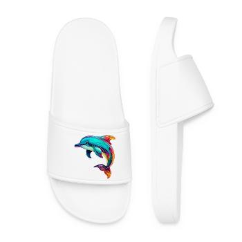 Dauphin - Claquettes Femme - blanc - Devant